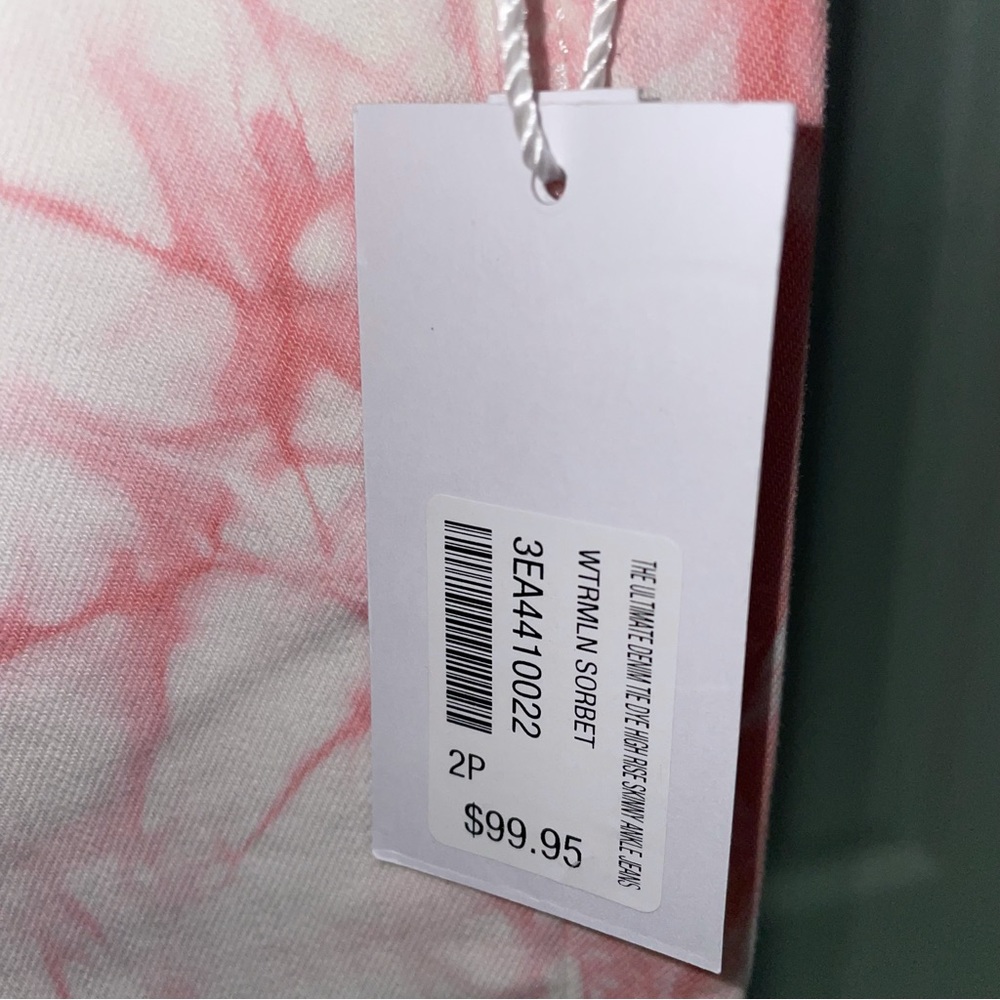 Soft Surroundings Pink Ultimate Denim Tie Dye High Rise Skinny Jeans 2P NWT! - Picture 5 of 8